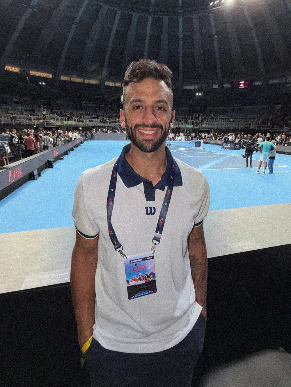João na arena do UTS Rio de Janeiro, com polo Wilson